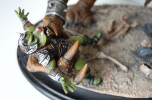 Painted AMT/ERTL Rancor Model Kit | Mighty Jabba's Collection