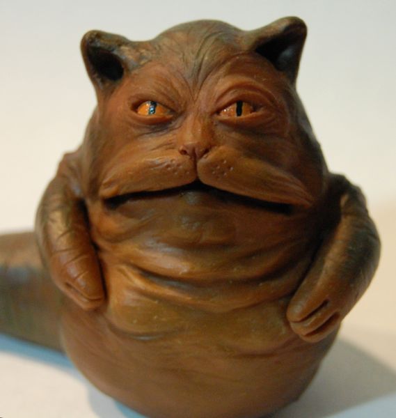 Jabbacat Polymer Sculpture by Ash Cairns | Mighty Jabba's Collection